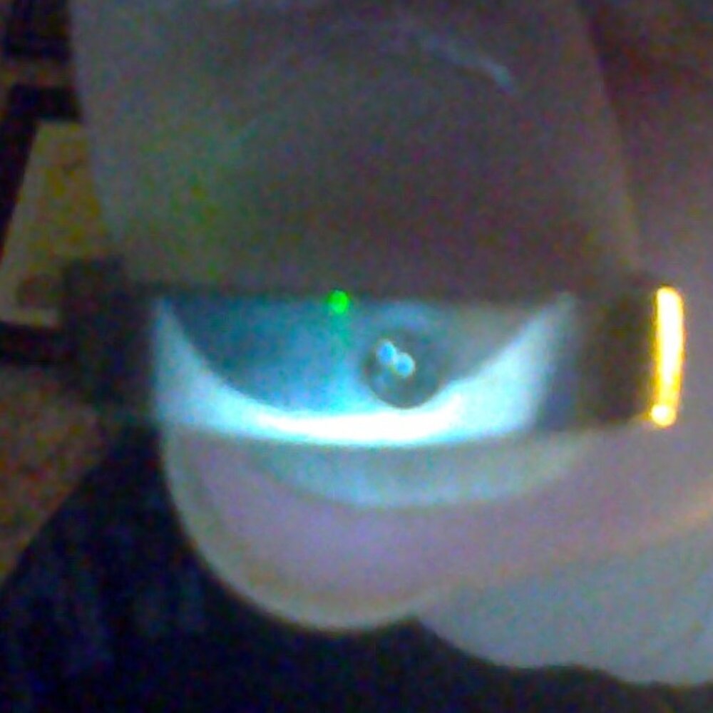 ladies size 7 st. steel and diamond ring